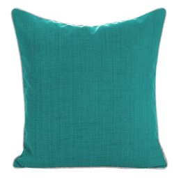 Poszewka Garden 3 45x45 turkusowa do ogrodu i na taras z tkaniny wodoodpornej Eurofirany
