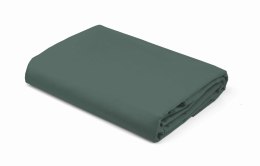 Prześcieradło satynowe z gumką 180x200 oliwkowe jednobarwne Pure