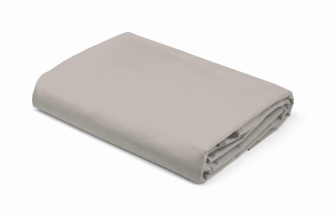 Prześcieradło satynowe z gumką 220x200 beżowe taupe jednobarwne Pure Prześcieradło satynowe z gumką 220x200 beżowe taupe jednobarwne Pure