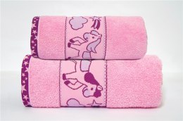 Ręcznik Kids 70x125 Pony różowy 450 g/m2 Greno