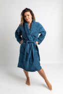 Szlafrok frotte unisex Lama Soft L granatowy 450 gsm ze 100% bawełny uszlachetnionej wełną lamy Nefretete Szlafrok frotte unisex Lama Soft L granatowy 450 gsm ze 100% bawełny uszlachetnionej wełną lamy Nefretete