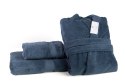 Szlafrok frotte unisex Opulence XL granatowy 450 gsm ze 100% bawełny egipskiej Nefretete Szlafrok frotte unisex Opulence XL granatowy 450 gsm ze 100% bawełny egipskiej Nefretete