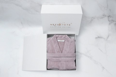 Szlafrok frotte unisex Opulence M pudrowy róż 450 gsm ze 100% bawełny egipskiej Nefretete Szlafrok frotte unisex Opulence M pudrowy róż 450 gsm ze 100% bawełny egipskiej Nefretete