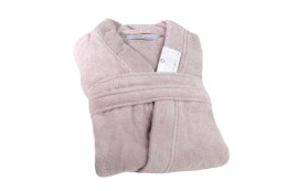 Szlafrok frotte unisex Opulence S pudrowy róż 450 gsm ze 100% bawełny egipskiej Nefretete