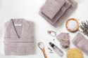 Szlafrok frotte unisex Opulence S pudrowy róż 450 gsm ze 100% bawełny egipskiej Nefretete Szlafrok frotte unisex Opulence S pudrowy róż 450 gsm ze 100% bawełny egipskiej Nefretete