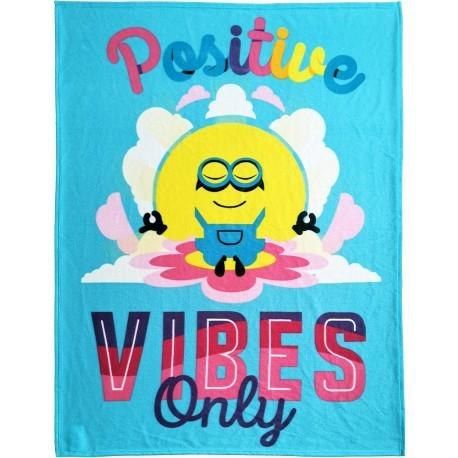 Koc kocyk polarowy 130x170 Minionki pled dziecięcy Kids 12 Halantex Koc kocyk polarowy 130x170 Minionki pled dziecięcy Kids 12 Halantex