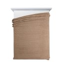 Koc narzuta z mikrofibry 150x200 beżowy miękki Lisa z wytłaczanym wzorem pasów D91 Koc narzuta z mikrofibry 150x200 beżowy miękki Lisa z wytłaczanym wzorem pasów D91