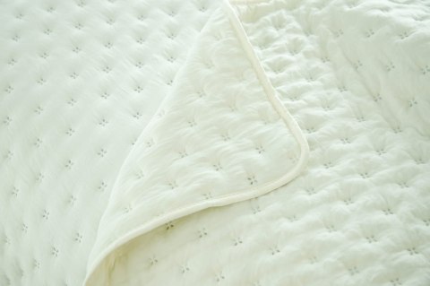 Narzuta dekoracyjna 160x200 Terra ivory biały śmietankowy I24 Narzuta dekoracyjna 160x200 Terra ivory biały śmietankowy I24