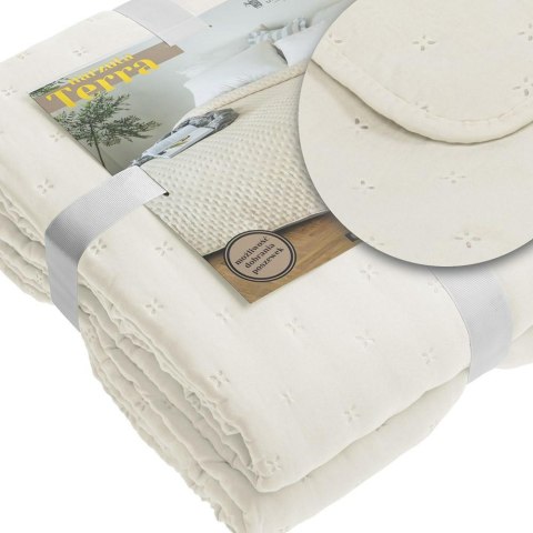 Narzuta dekoracyjna 160x200 Terra ivory biały śmietankowy I24 Narzuta dekoracyjna 160x200 Terra ivory biały śmietankowy I24