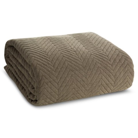 Narzuta dekoracyjna 200x220 Len 3 beżowa ciemna Eurofirany New Narzuta dekoracyjna 200x220 Len 3 beżowa ciemna Eurofirany New