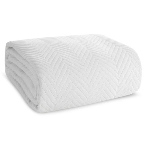 Narzuta dekoracyjna 200x220 Len 3 biała Eurofirany New Narzuta dekoracyjna 200x220 Len 3 biała Eurofirany New