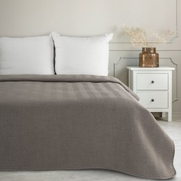 Narzuta dekoracyjna 200x220 Len 3 popielata Eurofirany New