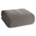 Narzuta dekoracyjna 200x220 Len 3 popielata Eurofirany New Narzuta dekoracyjna 200x220 Len 3 popielata Eurofirany New