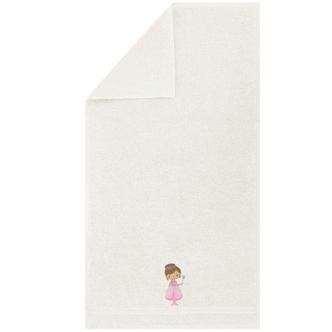 Okrycie kąpielowe niemowlęce 100x100 Zosia kremowy ręcznik z kapturkiem Baby Okrycie kąpielowe niemowlęce 100x100 Zosia kremowy ręcznik z kapturkiem Baby