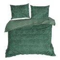 Pościel 220x200 Tiffany zielona o strukturze futra D91 Pościel 220x200 Tiffany zielona o strukturze futra D91