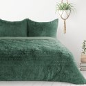 Pościel 220x200 Tiffany zielona o strukturze futra D91 Pościel 220x200 Tiffany zielona o strukturze futra D91