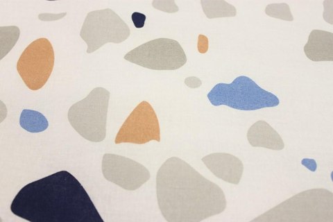 Pościel bawełniana 140x200 Lastryko biała kolorowa z jedną poszewką I24 Pościel bawełniana 140x200 Lastryko biała kolorowa z jedną poszewką I24