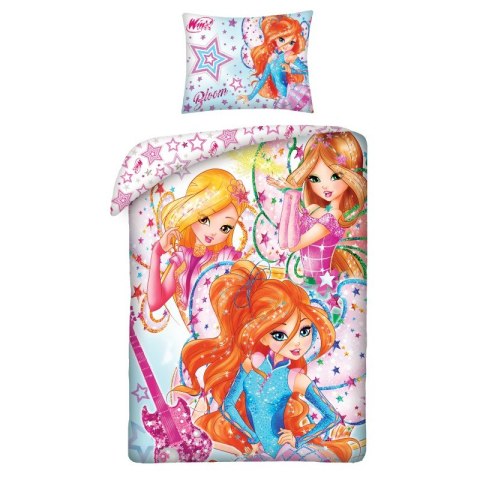 Pościel bawełniana 140x200 Winx czarodziejki poszewka 70x90 Kids 12 Halantex Pościel bawełniana 140x200 Winx czarodziejki poszewka 70x90 Kids 12 Halantex