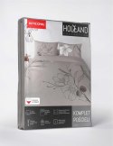 Pościel bawełniana 160x200 beżowa kwiaty 4872 A Holland Home 73 Pościel bawełniana 160x200 beżowa kwiaty 4872 A Holland Home 73
