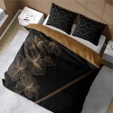 Pościel bawełniana 160x200 czarna ruda kwiaty 4859 A Holland Home 73 Pościel bawełniana 160x200 czarna ruda kwiaty 4859 A Holland Home 73