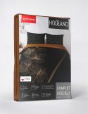 Pościel bawełniana 160x200 czarna ruda kwiaty 4859 A Holland Home 73 Pościel bawełniana 160x200 czarna ruda kwiaty 4859 A Holland Home 73