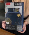 Pościel bawełniana 160x200 granatowa złota liście miłorzębu 4863 A Holland Home 73 Pościel bawełniana 160x200 granatowa złota liście miłorzębu 4863 A Holland Home 73