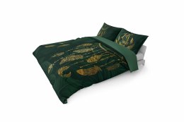 Pościel bawełniana 160x200 zielona złota łapacz snów pióra 4862 A Holland Home 73