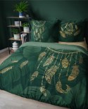 Pościel bawełniana 160x200 zielona złota łapacz snów pióra 4862 A Holland Home 73 Pościel bawełniana 160x200 zielona złota łapacz snów pióra 4862 A Holland Home 73
