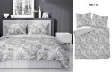 Pościel satynowa 160x200 szara kwiaty 4601 A Home Satin 64 Pościel satynowa 160x200 szara kwiaty 4601 A Home Satin 64