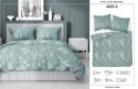 Pościel satynowa 220x200 miętowa liście 4603 A Home Satin 64 Pościel satynowa 220x200 miętowa liście 4603 A Home Satin 64
