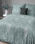 Pościel satynowa 220x200 miętowa liście 4603 A Home Satin 64 Pościel satynowa 220x200 miętowa liście 4603 A Home Satin 64