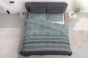 Pościel satynowa 220x200 miętowa oranamenty 4606 A Home Satin 64 Pościel satynowa 220x200 miętowa oranamenty 4606 A Home Satin 64