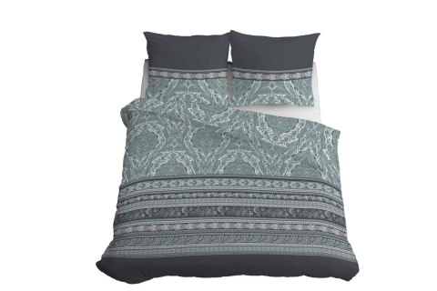 Pościel satynowa 220x200 miętowa oranamenty 4606 A Home Satin 64 Pościel satynowa 220x200 miętowa oranamenty 4606 A Home Satin 64