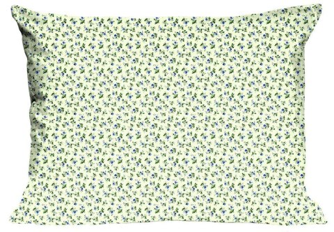 Poszewka bawełniana 70x80 1582N beżowa niebieskie kwiatuszki Classic E24 Poszewka bawełniana 70x80 1582N beżowa niebieskie kwiatuszki Classic E24