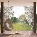 Zasłona gotowa 155x240 Garden 2 biała kolorowa kwiaty do ogrodu wodoodporna mocowana na szelki/rzep Eurofirany Zasłona gotowa 155x240 Garden 2 biała kolorowa kwiaty do ogrodu wodoodporna mocowana na szelki/rzep Eurofirany