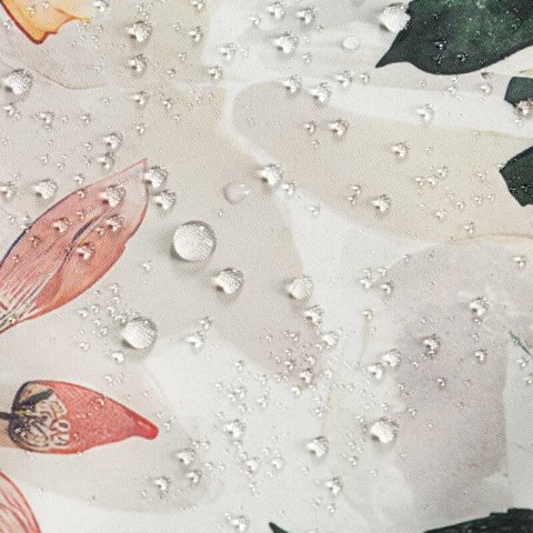 Zasłona gotowa 155x240 Garden 2 biała kolorowa kwiaty do ogrodu wodoodporna mocowana na szelki/rzep Eurofirany Zasłona gotowa 155x240 Garden 2 biała kolorowa kwiaty do ogrodu wodoodporna mocowana na szelki/rzep Eurofirany