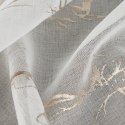Firana gotowa Alina 140x270 biała złota na taśmie Eurofirany Firana gotowa Alina 140x270 biała złota na taśmie Eurofirany