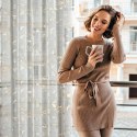 Firana gotowa Alina 140x270 biała złota na taśmie Eurofirany Firana gotowa Alina 140x270 biała złota na taśmie Eurofirany