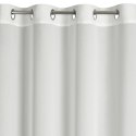 Firana gotowa Rossi 135x250 biała złota na przelotkach Eurofirany Firana gotowa Rossi 135x250 biała złota na przelotkach Eurofirany