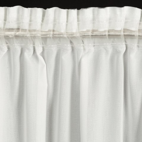 Firana gotowa Rossi 135x270 biała na taśmie Eurofirany Firana gotowa Rossi 135x270 biała na taśmie Eurofirany