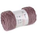 Koc narzuta 200x220 Warkocz różowy pled D91 Koc narzuta 200x220 Warkocz różowy pled D91
