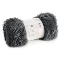 Koc narzuta na fotel 70x160 Tiffany 1 stalowy włochacz pled D91 Koc narzuta na fotel 70x160 Tiffany 1 stalowy włochacz pled D91