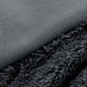 Koc narzuta na fotel 70x160 Tiffany 1 stalowy włochacz pled D91 Koc narzuta na fotel 70x160 Tiffany 1 stalowy włochacz pled D91