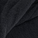 Koc narzuta z mikrofibry typu flano 170x210 czarny miękki Lori D91 Koc narzuta z mikrofibry typu flano 170x210 czarny miękki Lori D91