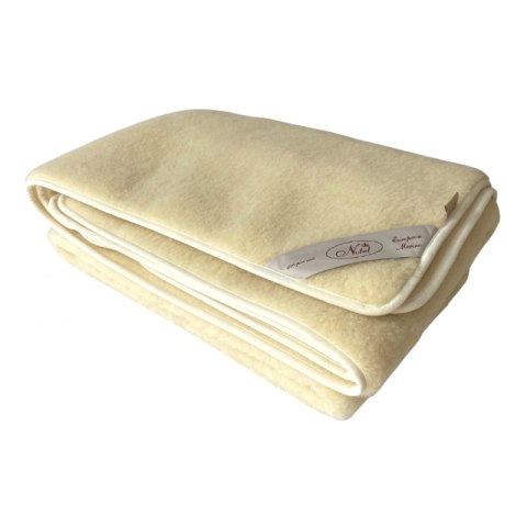 Koc wełniany merynos 140x200 Ecru naturalny Wyroby rehabilitacyjne pościelowe wyroby rozgrzewające Koc wełniany merynos 140x200 Ecru naturalny Wyroby rehabilitacyjne pościelowe wyroby rozgrzewające
