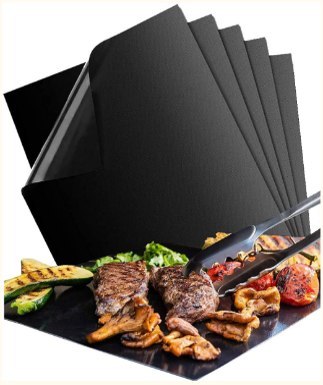 Mata BBQ do grilla 40x33 czarna Mata BBQ do grilla 40x33 czarna
