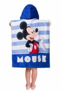 Poncho dla dzieci 50x115 Mickey stripe ręcznik z kapturem dziecięcy Poncho dla dzieci 50x115 Mickey stripe ręcznik z kapturem dziecięcy