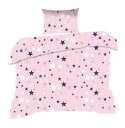 Pościel bawełniana 140x200 362K gwiazdki różowa Kids 24 Pościel bawełniana 140x200 362K gwiazdki różowa Kids 24
