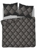 Pościel bawełniana 220x200 czarna geometria 4845 A Bawełna 74 Pościel bawełniana 220x200 czarna geometria 4845 A Bawełna 74