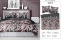Pościel satynowa 140x200 grafitowa pudrowa liście z jedną poszewką 4922 B Home Satin 81 Pościel satynowa 140x200 grafitowa pudrowa liście z jedną poszewką 4922 B Home Satin 81